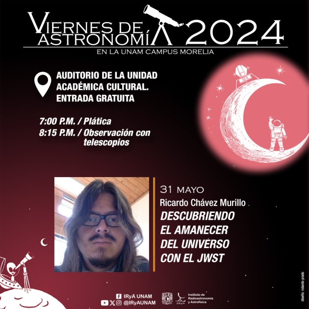 Este viernes, UNAM Campus Morelia invita a  conocer cómo se observan las galaxias 
